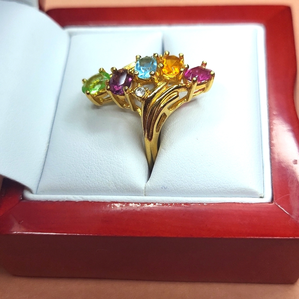 Gem Stone Ring - image 3